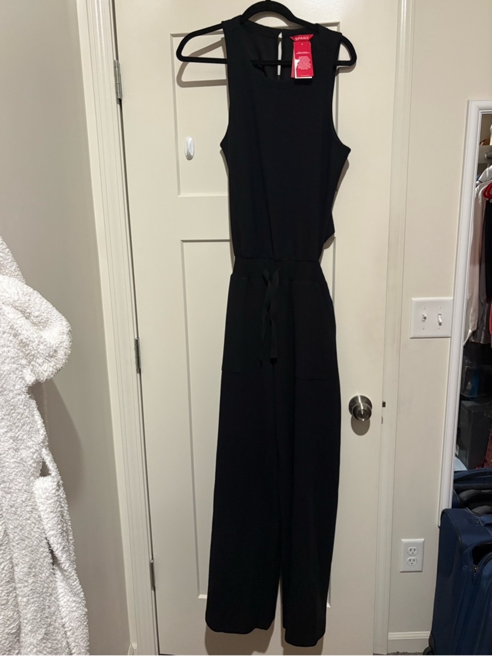 SPANX AirEssentials French Rib
Sleeveless Jumpsuit Large Black NWT - Picture 4 of 7